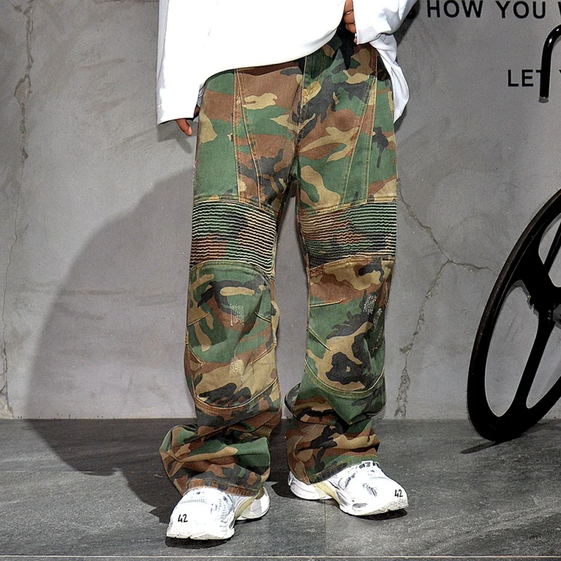 Wilfred - Camo heavy duty cargo pants