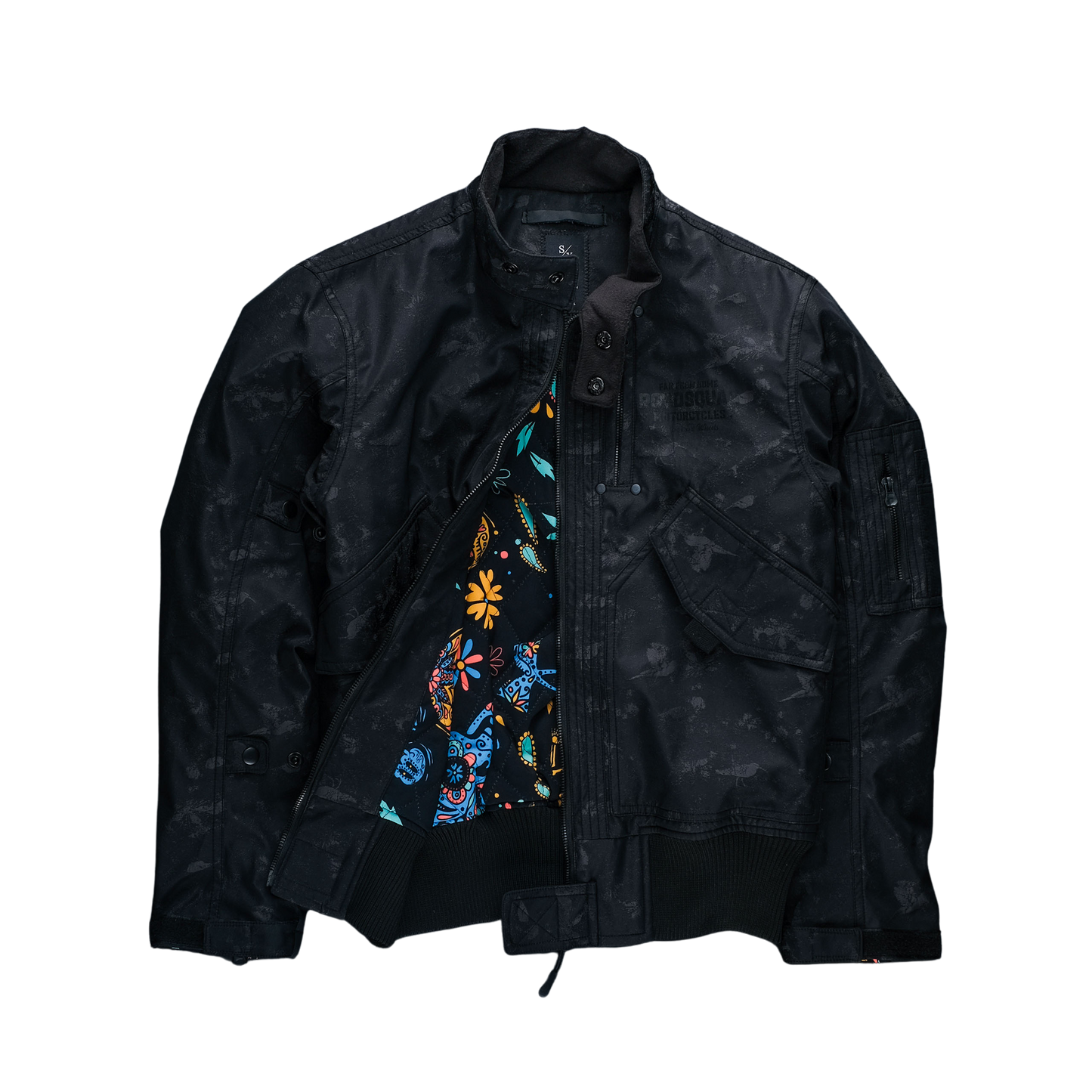VADEL - urban noir military bomber jacket