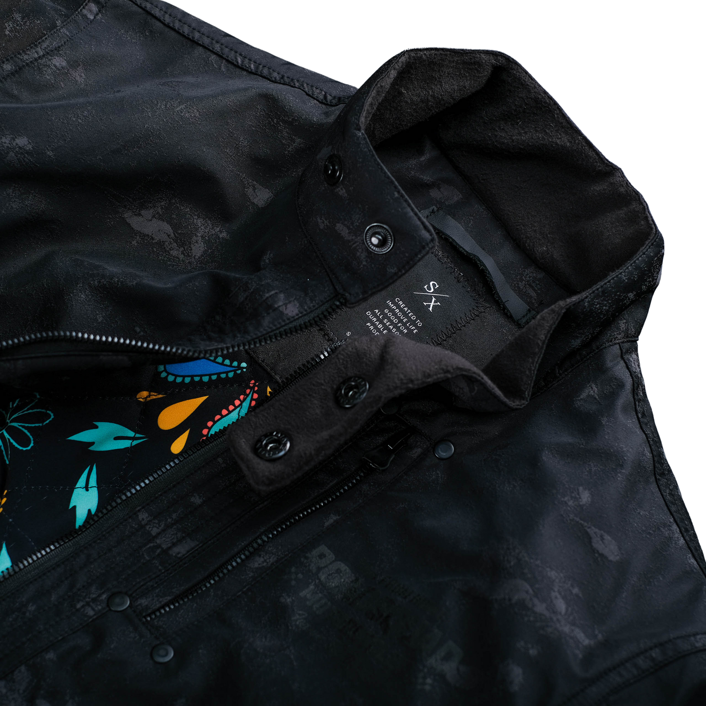 VADEL - urban noir military bomber jacket