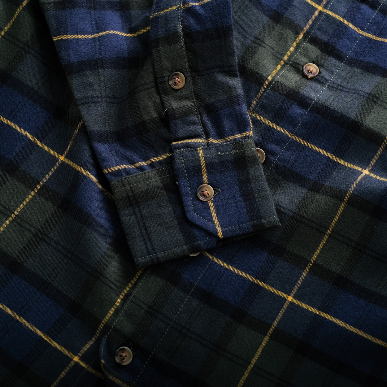 TRISTAN - long flanel shirt