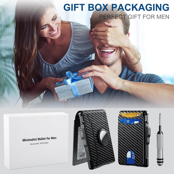Men's Business Style Pu Leather Card Slot
