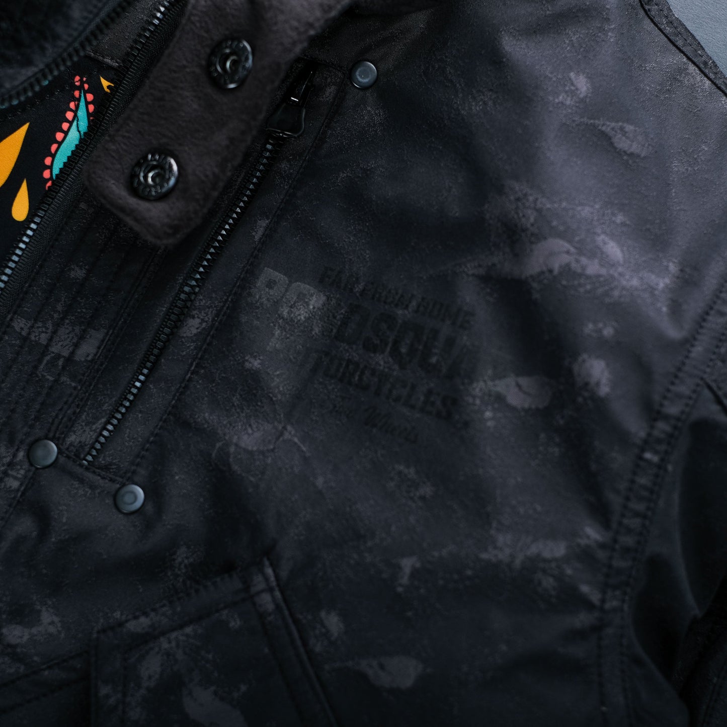 VADEL - urban noir military bomber jacket