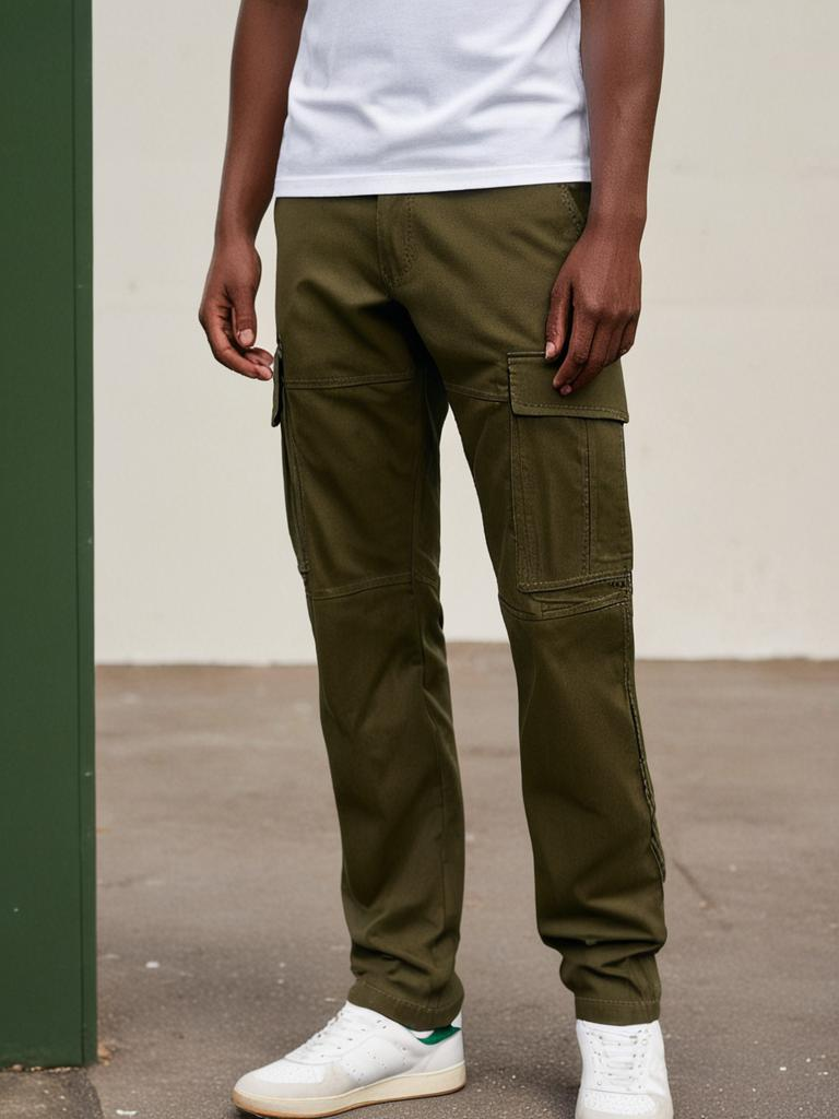 SLASH - olive cargo pants