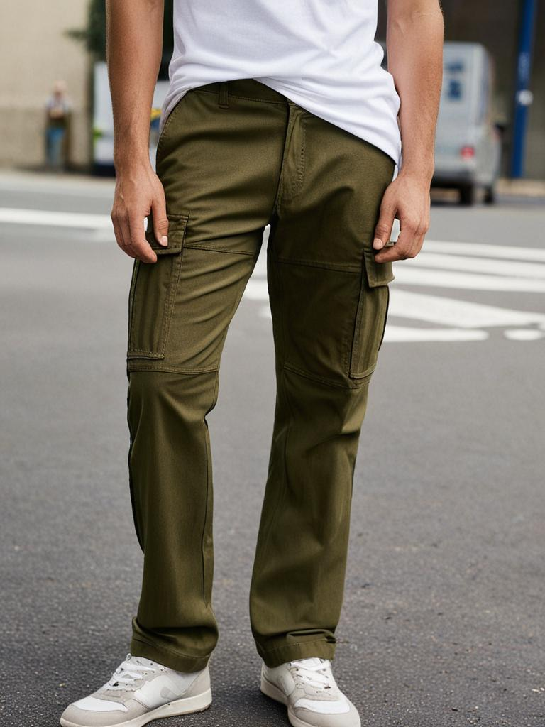 SLASH - olive cargo pants
