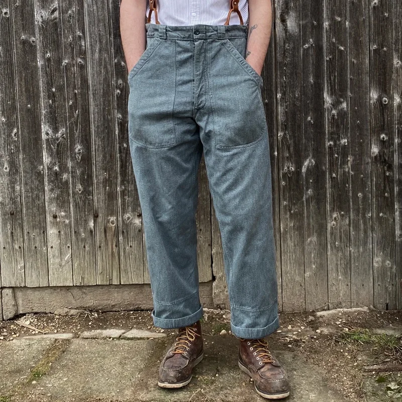 Victor - Trendy cargo denim pants for men