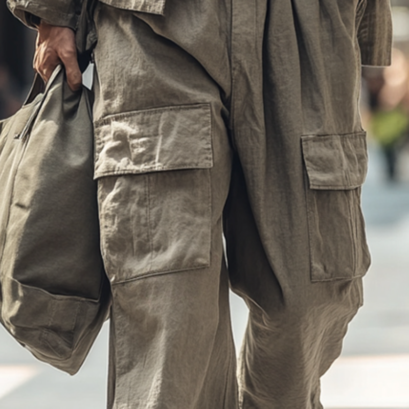 Jasper - Casual vintage cargo pants for men