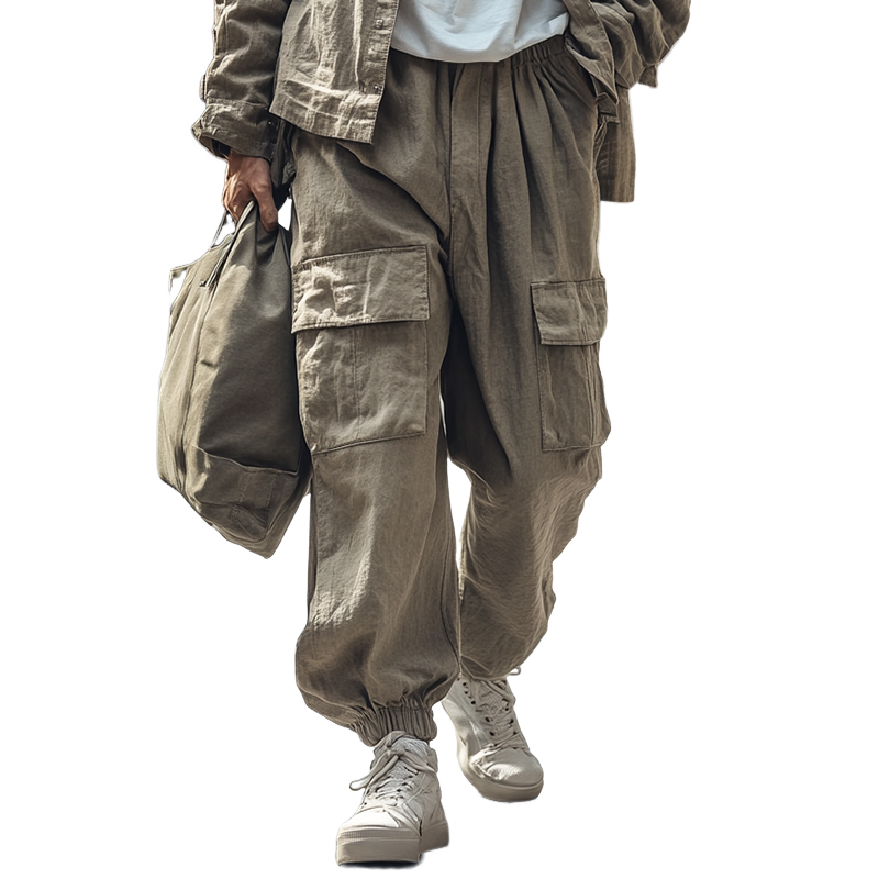 Jasper - Casual vintage cargo pants for men