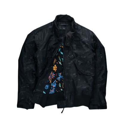 VADEL - urban noir military bomber jacket