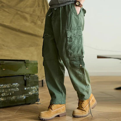 Robert - Classic solid cargo pants