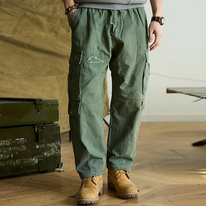 Robert - Classic solid cargo pants